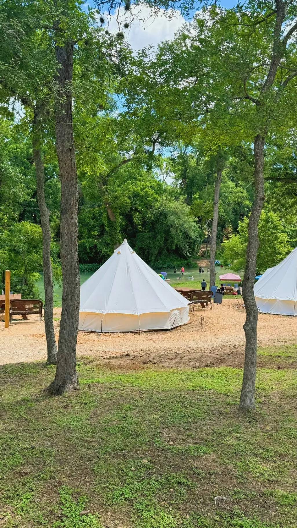 Bell Tent cozy interior