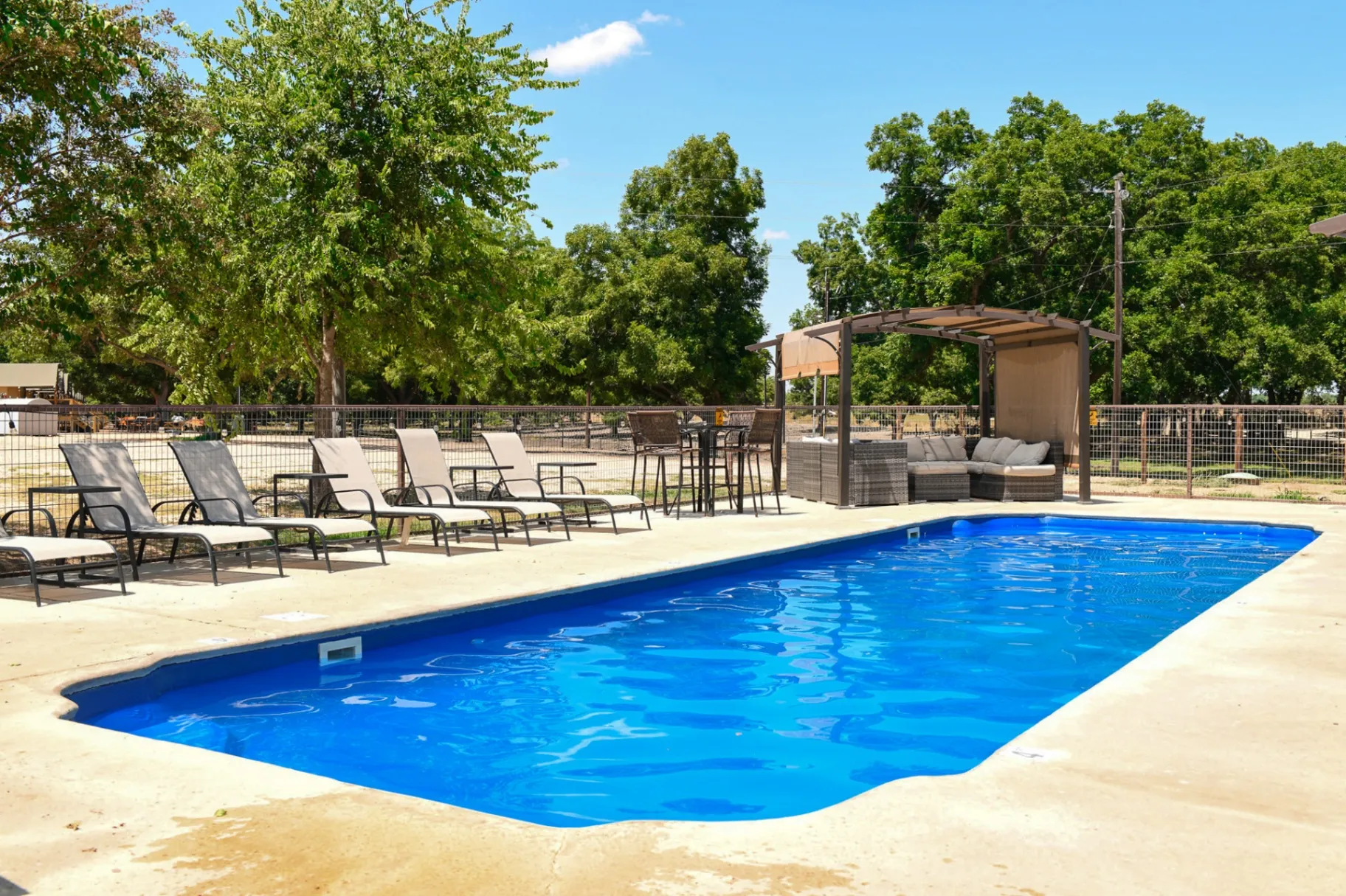Pool area at Son's Rio Cibolo
