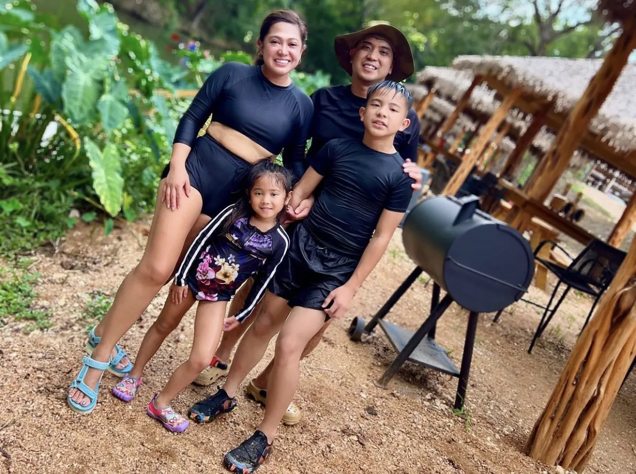 Family enjoying time together